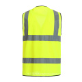 Reflective safety vest with functional pockets customizable